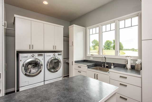 Sierra Remodeling will design a contemporary laundry room for you!