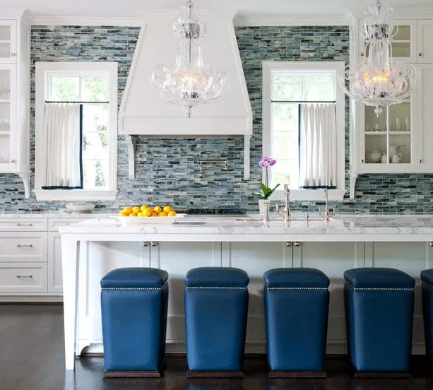 Let Sierra Remodeling update your backsplash with beautiful glass mosaics!