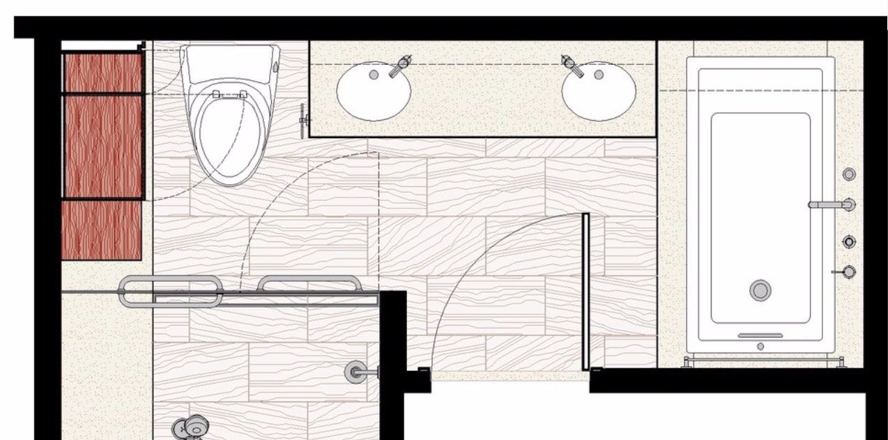 master bath floor plan layout
