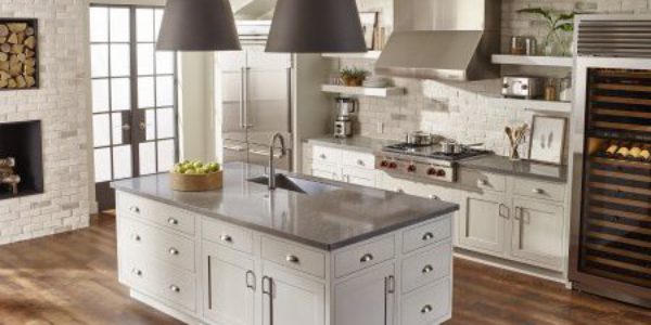 Zodiaq concrete Carrara countertop